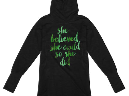 She Believed she could so she did