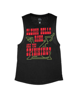 Black Flowy Tank / XS