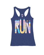 Heather Navy Racerback
