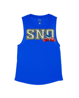 Royal Blue Flowy Tank / S