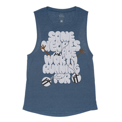 Some Medals Are Worth Running Antique Midnight Flowy Tank