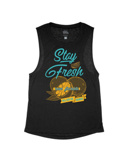 Black Flowy Tank / XS