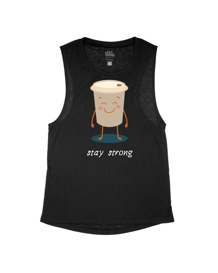 Stay Strong COFFEE Flowy Tank