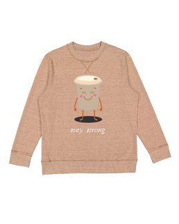 Mocha Heather Pullover / S