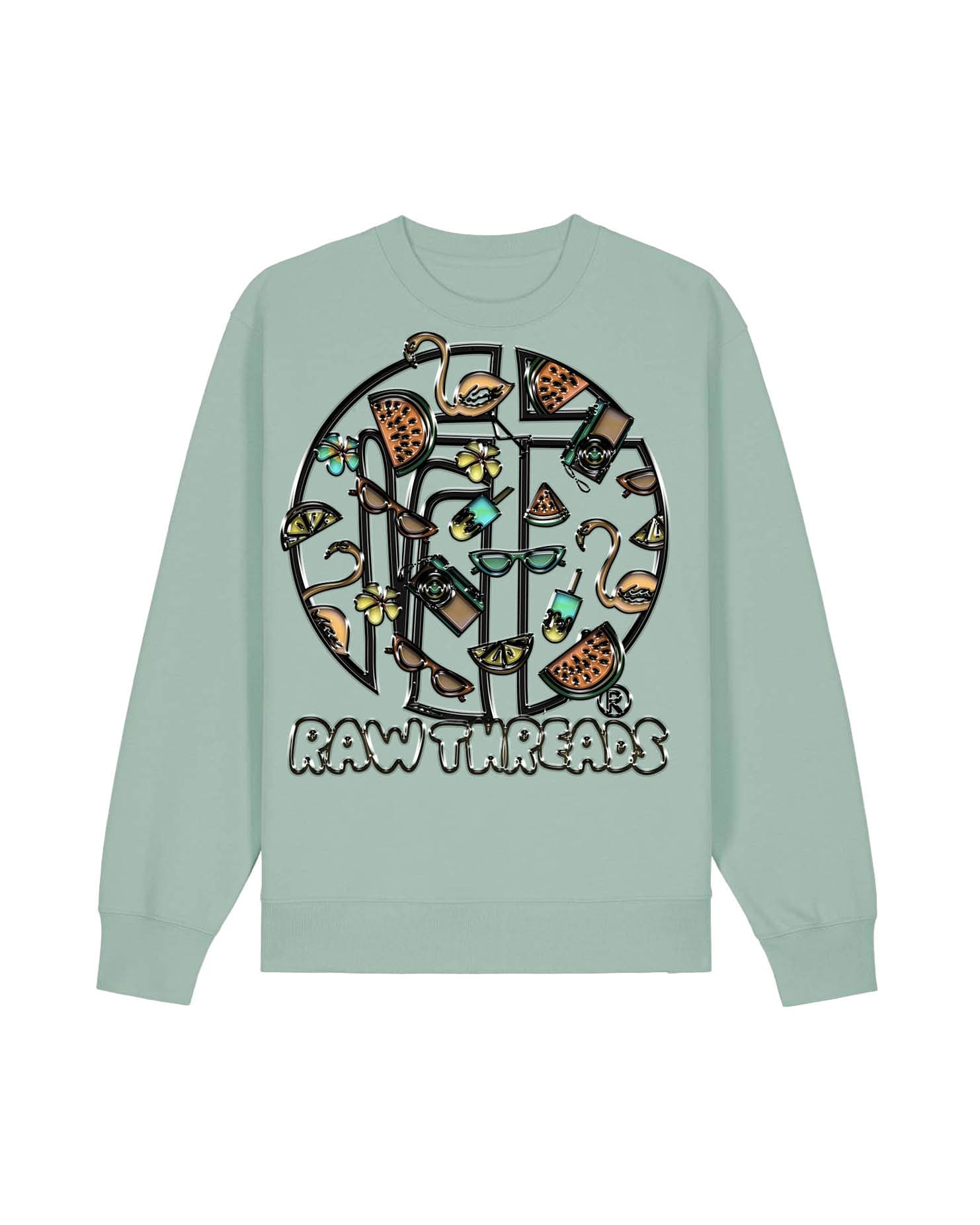 Summer Enamel Pins Raw Threads Logo