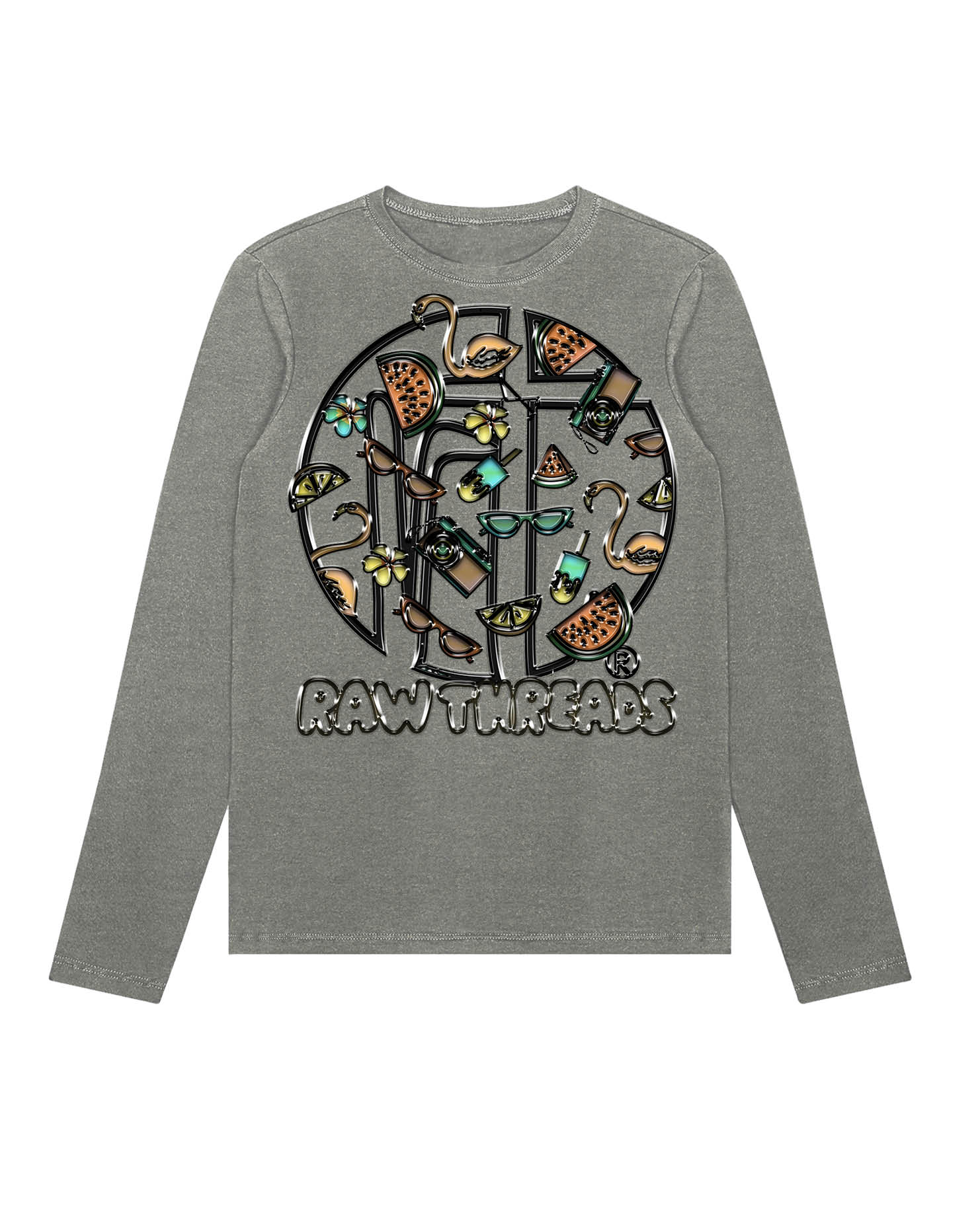 Summer Enamel Pins Raw Threads Logo