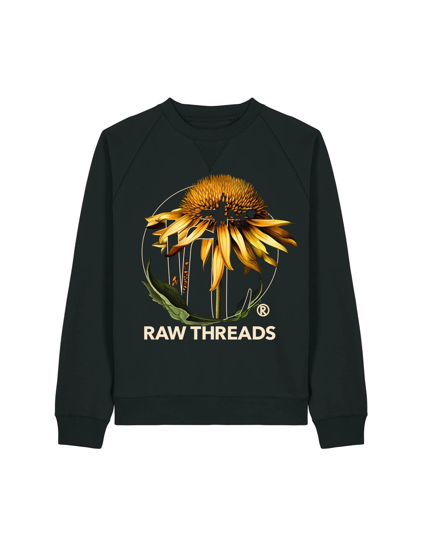 Sunflower Raw Threads Logo