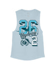 Stone Blue Flowy Tank