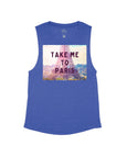 Heather Navy Tank