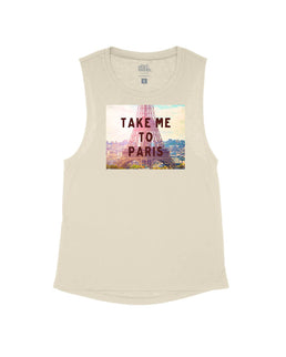 Tan Flowy Tank / S