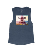 Antique Midnight Flowy Tank