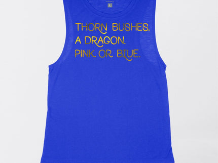 Thorn Bushes. Dragon. Pink or Blue.