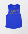 Royal Blue Flowy Tank