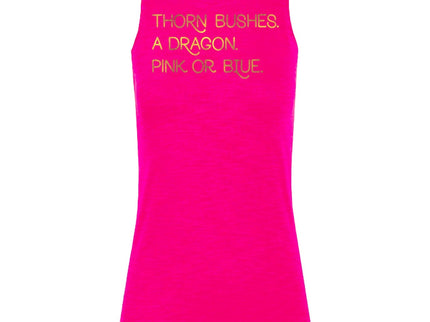 Thorn Bushes. Dragon. Pink or Blue.