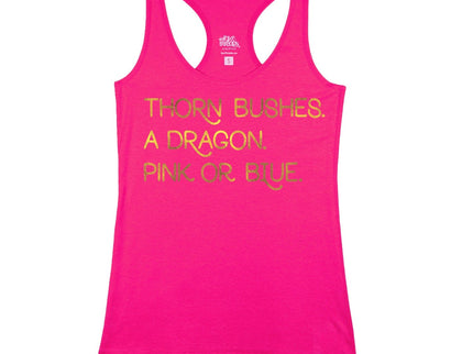 Thorn Bushes. Dragon. Pink or Blue.