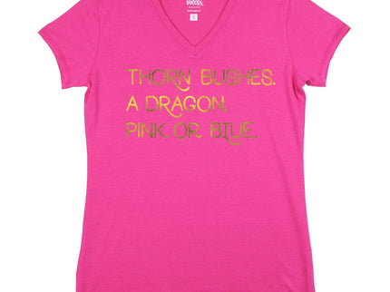 Thorn Bushes. Dragon. Pink or Blue.