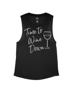 Black Flowy Tank / XS