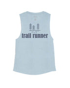 Stone Blue Flowy Tank