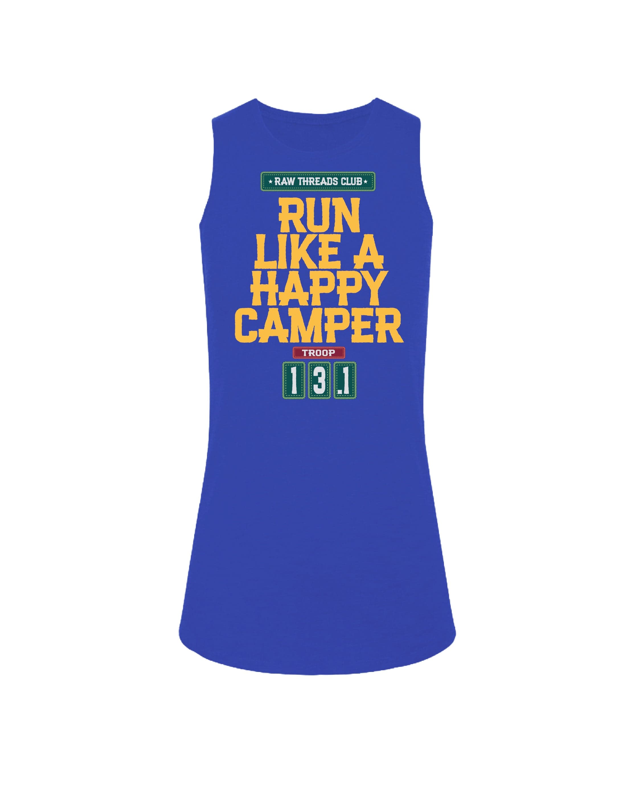 Troop Number--Run like a Happy Camper Raw Threads Club