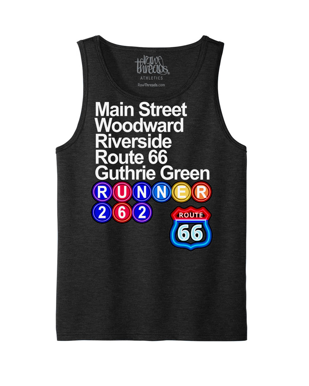 Tulsa Route 66 Neon STOPS 26.2