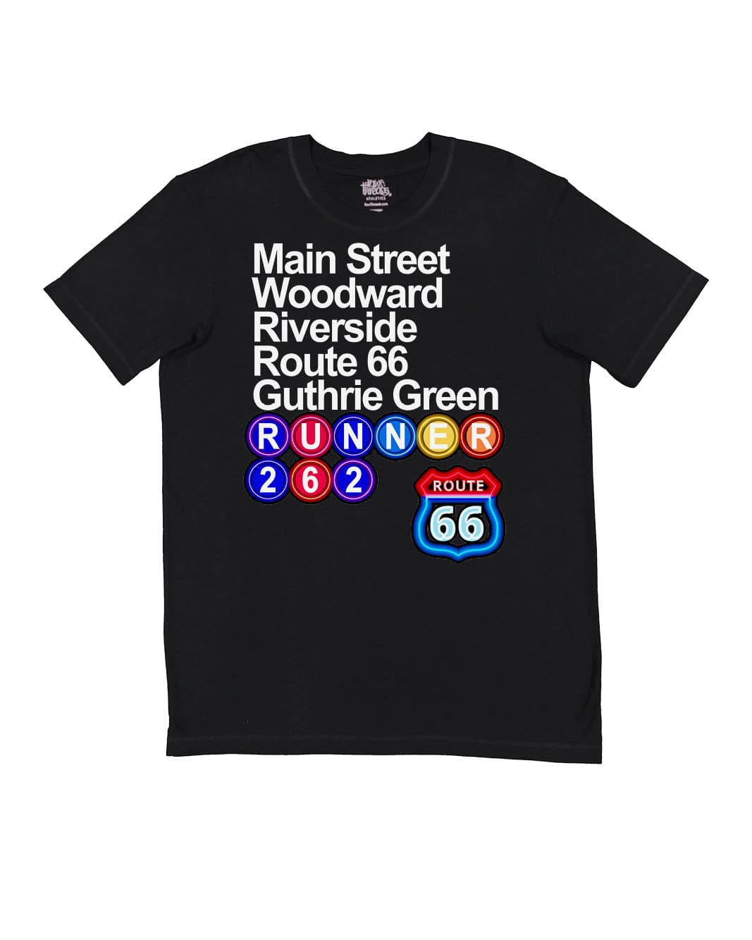 Tulsa Route 66 Neon STOPS 26.2