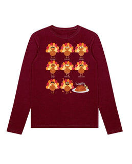 Maroon Long Sleeve / XS