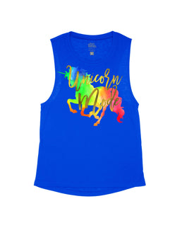 Royal Blue Flowy Tank / S