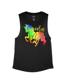 Black Flowy Tank / XS