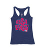 Heather Navy Racerback