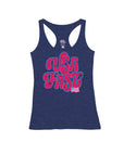 Heather Navy Racerback