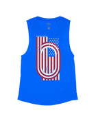 Royal Blue Flowy Tank