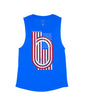 Royal Blue Flowy Tank