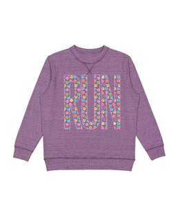 Plum Heather Pullover / S