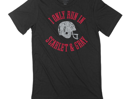 Vintage Football I Only run in Scarlet and Gray