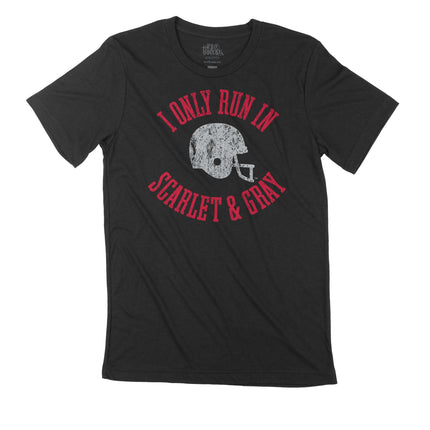 Vintage Football I Only run in Scarlet and Gray