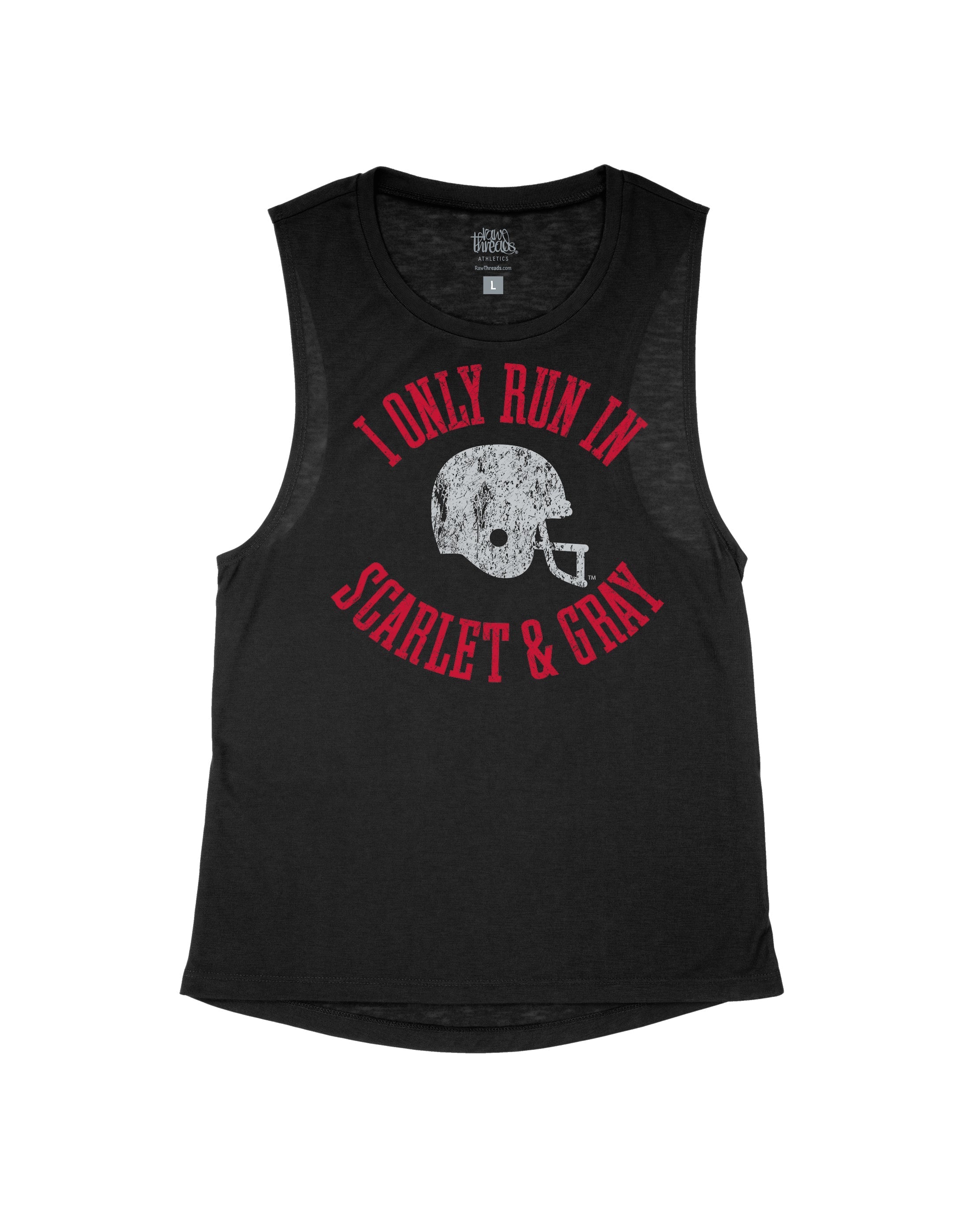 Vintage Football I Only run in Scarlet and Gray