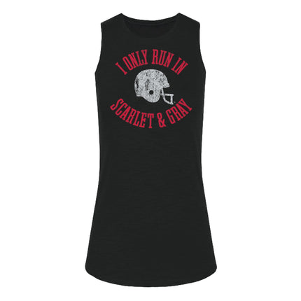 Vintage Football I Only run in Scarlet and Gray