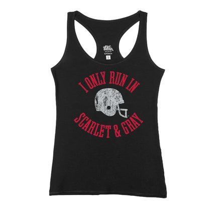 Vintage Football I Only run in Scarlet and Gray