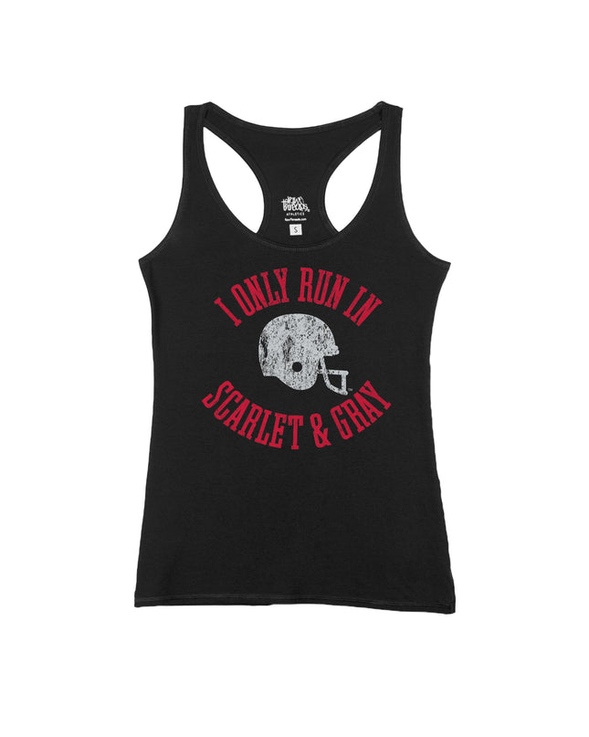 Vintage Football I Only run in Scarlet and Gray