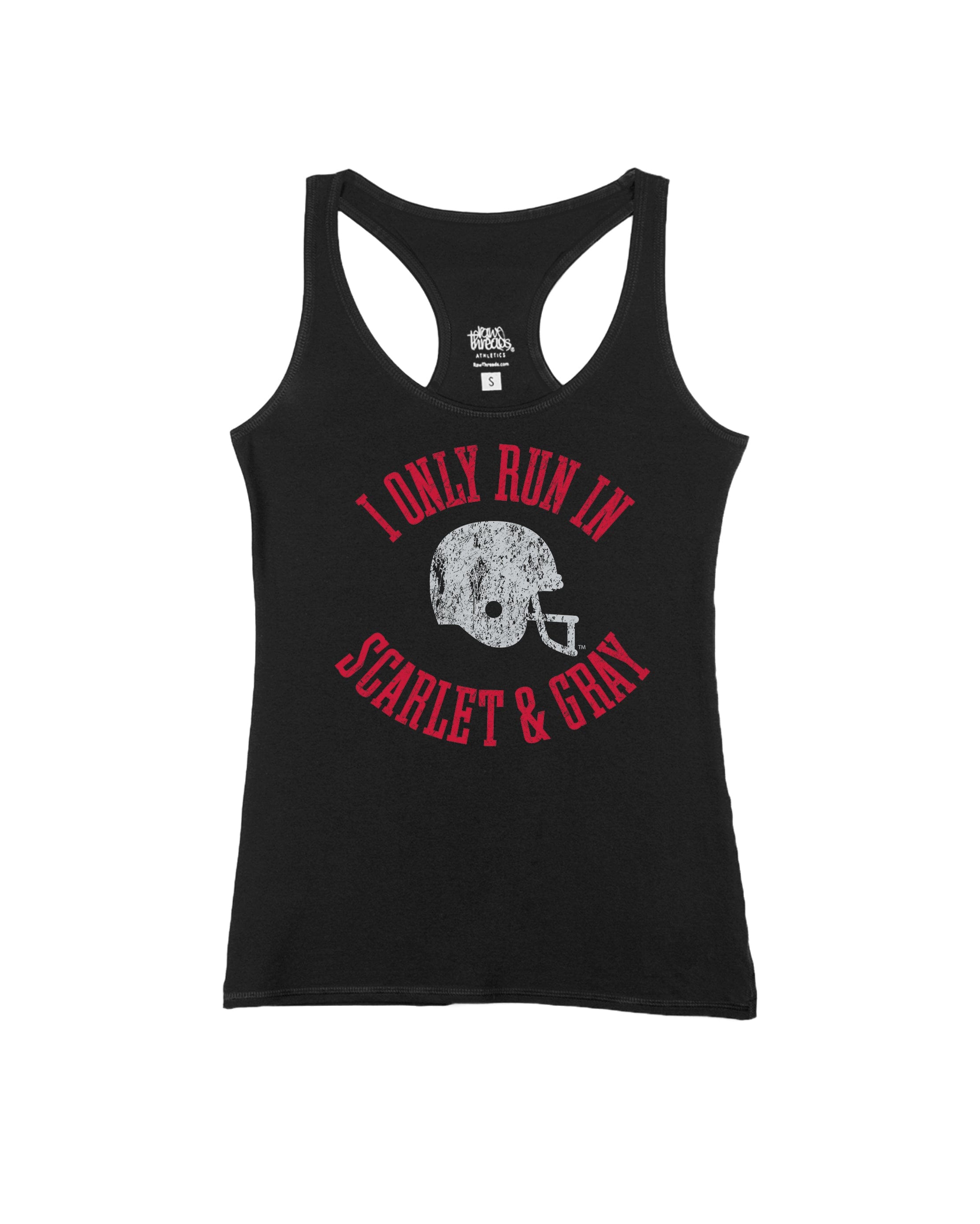 Vintage Football I Only run in Scarlet and Gray