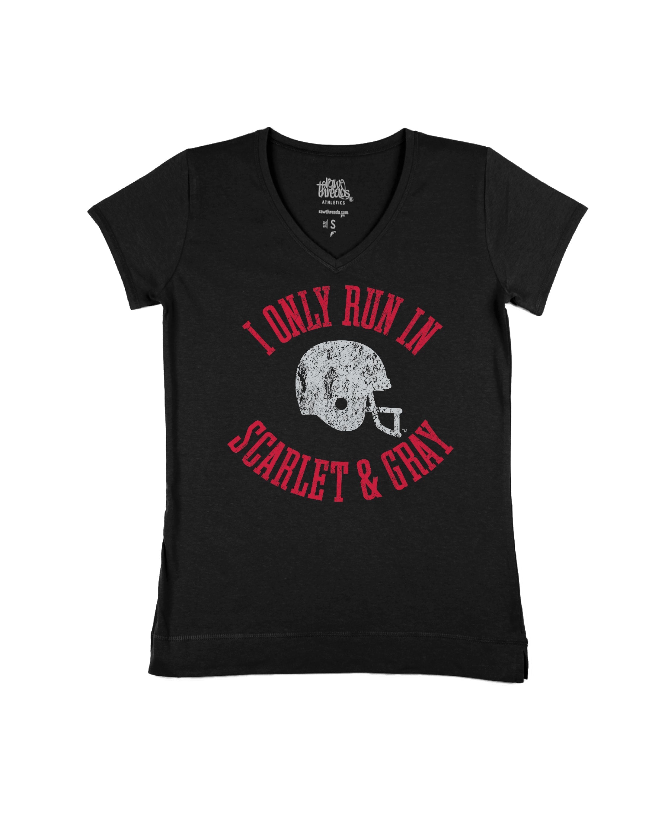 Vintage Football I Only run in Scarlet and Gray