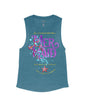 Deep Teal Flowy Tank