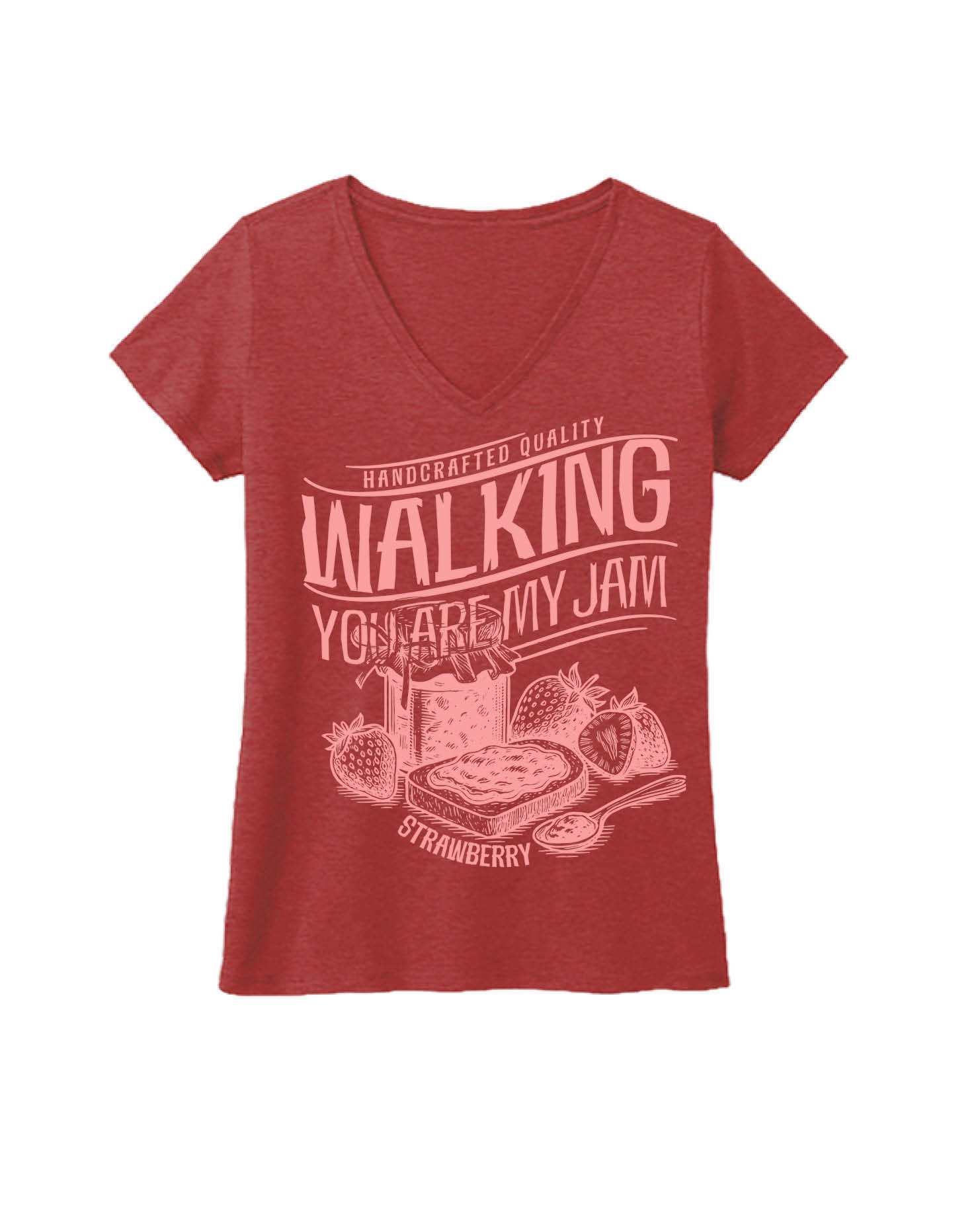 Walking you are my jam - Strawberry