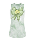 Green Tie-Dye Core Tank