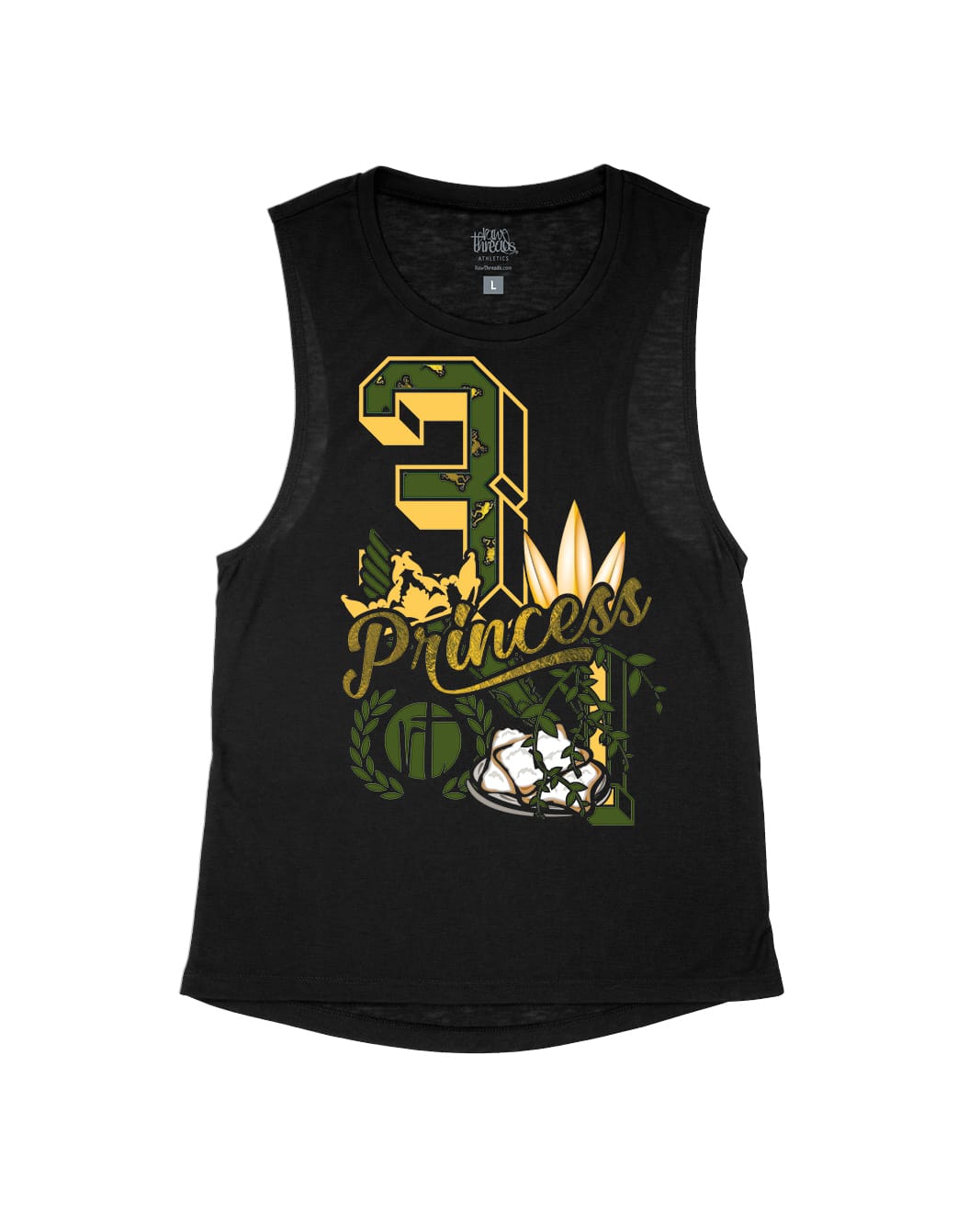 Water Lily Princess Varsity Block Numbers