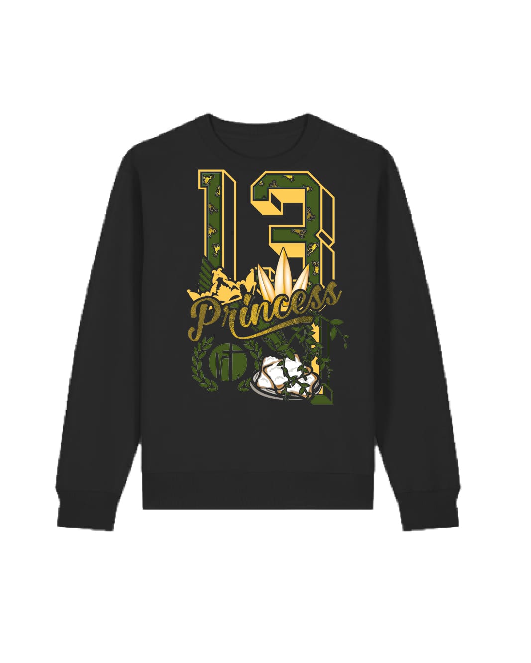 Water Lily Princess Varsity Block Numbers