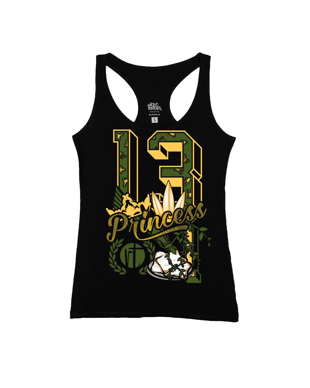Water Lily Princess Varsity Block Numbers