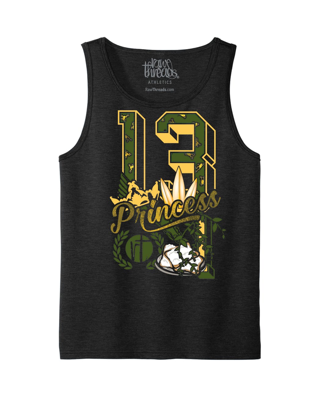 Water Lily Princess Varsity Block Numbers