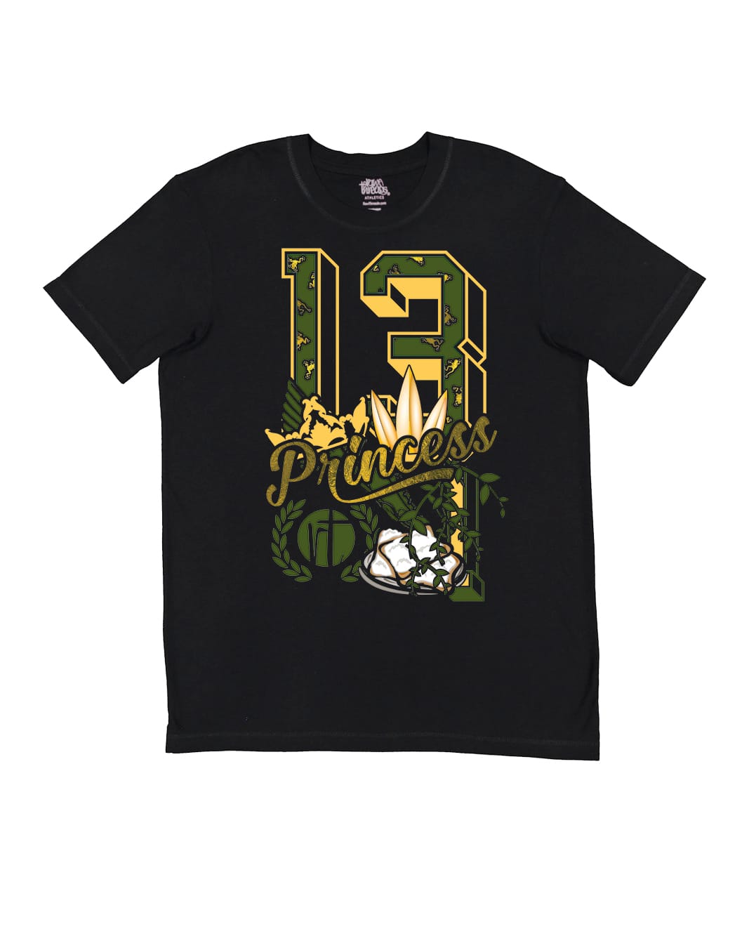 Water Lily Princess Varsity Block Numbers