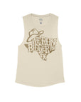 Tan Flowy Tank